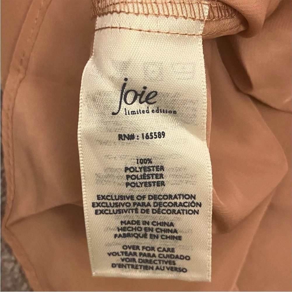 JOIE Limited Edition Womens Sleeveless Top Ruffled Neck Size M - Medium NWT $198 - Picture 14 of 16